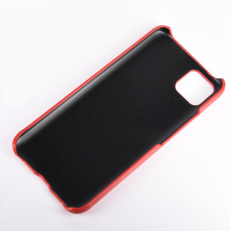 For Oppo Realme C11 Shockproof Litchi Texture PC + PU Case