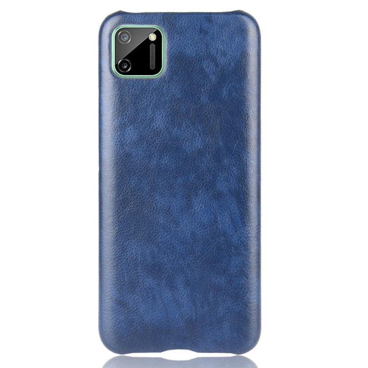 For Oppo Realme C11 Shockproof Litchi Texture PC + PU Case