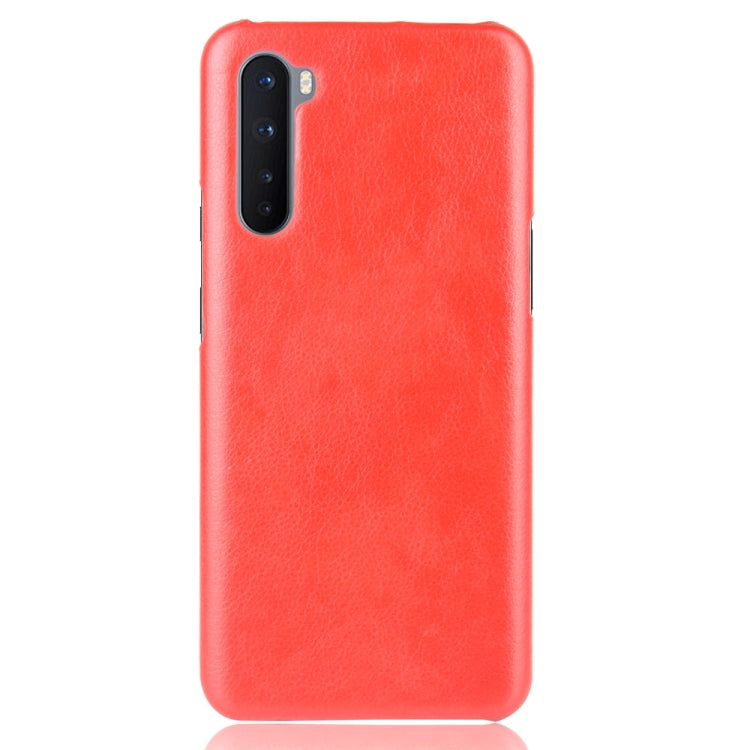 For OnePlus Nord Shockproof Litchi Texture PC + PU Case