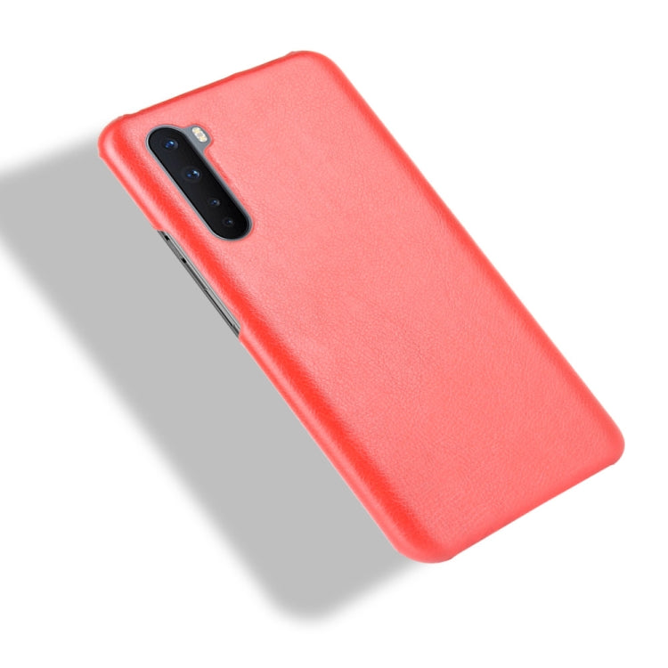 For OnePlus Nord Shockproof Litchi Texture PC + PU Case