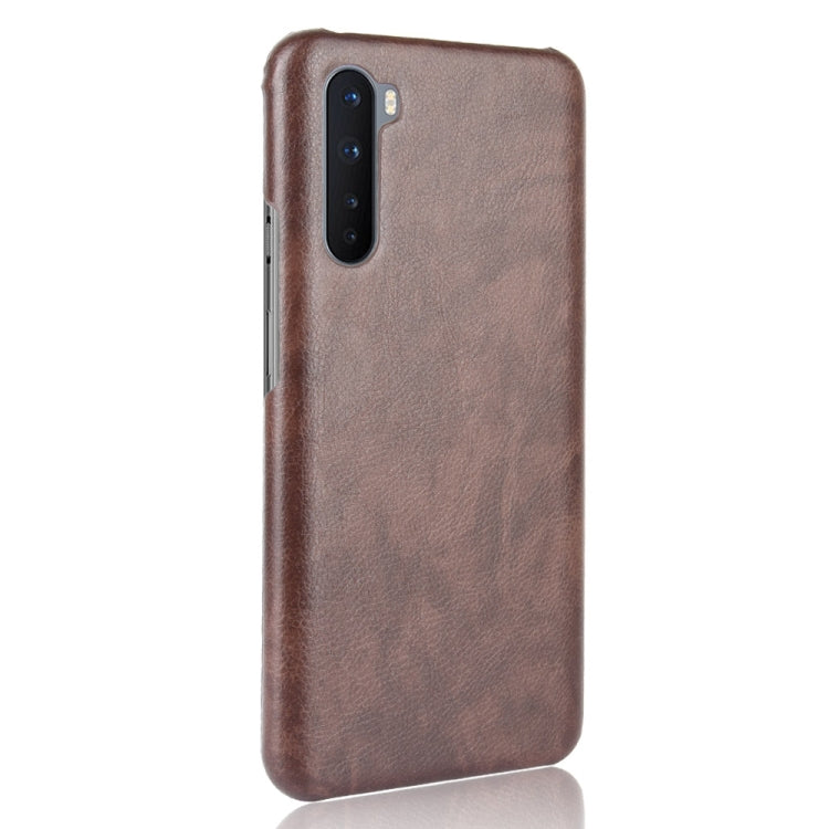 For OnePlus Nord Shockproof Litchi Texture PC + PU Case