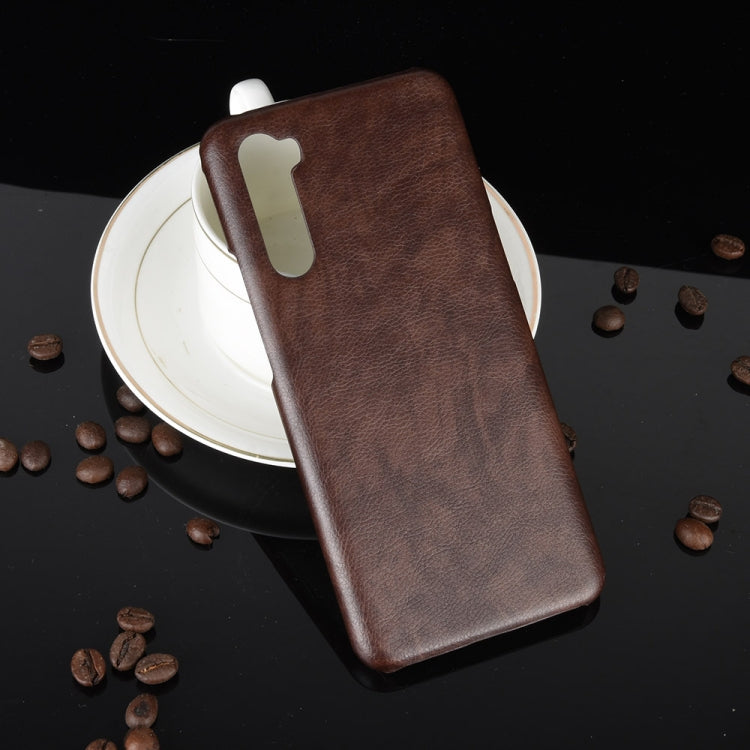 For OnePlus Nord Shockproof Litchi Texture PC + PU Case