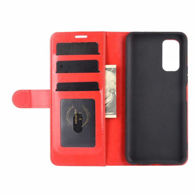 For Vivo iQOO Z1x R64 Texture Single Horizontal Flip Protective Case with Holder & Card Slots & Wallet& Photo Frame