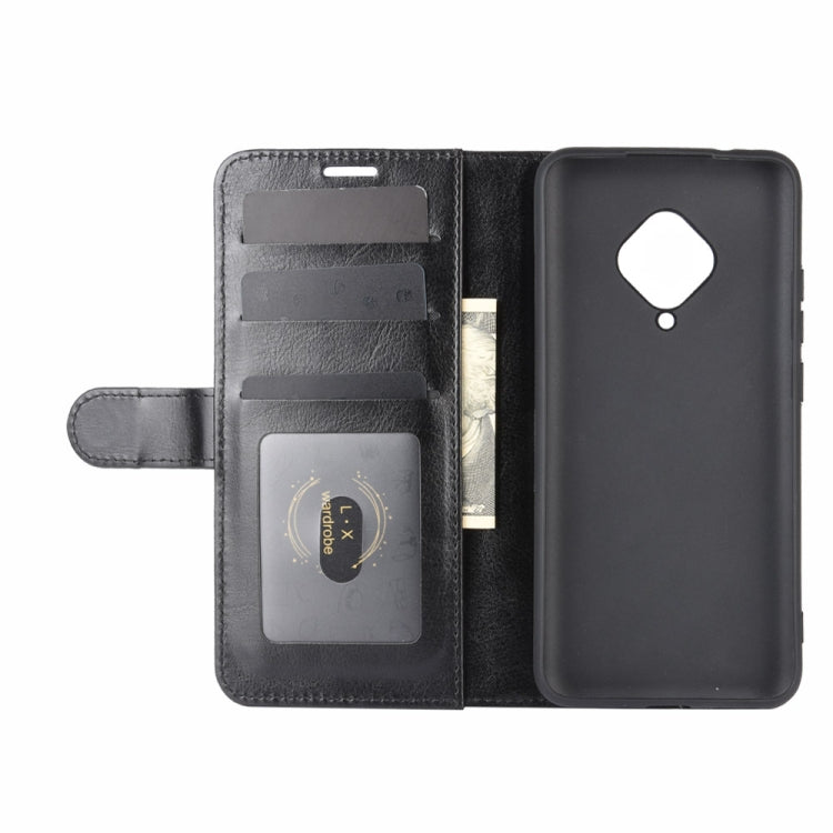 For Vivo V17(Russia)/X50 Lite/Y9S/S1 Pro R64 Texture Single Horizontal Flip Protective Case with Holder & Card Slots & Wallet& Photo Frame