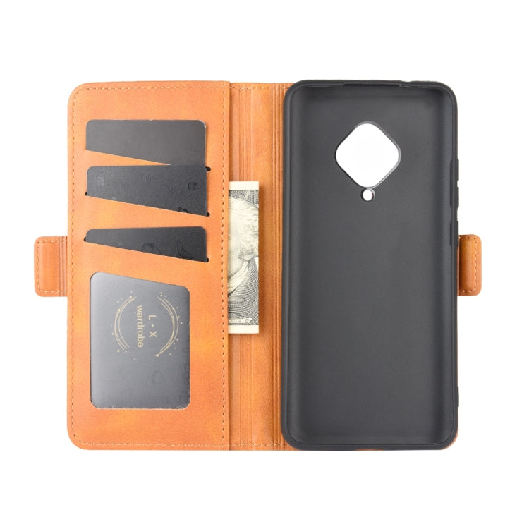 For Vivo  V17(Russia)/X50 Lite/Y9S/S1 Pro Dual-side Magnetic Buckle Horizontal Flip Leather Case with Holder & Card Slots & Wallet