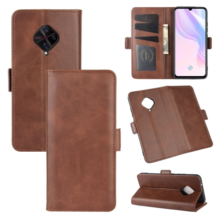 For Vivo  V17(Russia)/X50 Lite/Y9S/S1 Pro Dual-side Magnetic Buckle Horizontal Flip Leather Case with Holder & Card Slots & Wallet