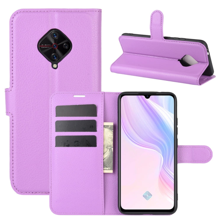For Vivo  V17(Russia)/X50 Lite/Y9S/S1 Pro Litchi Texture Horizontal Flip Protective Case with Holder & Card Slots & Wallet