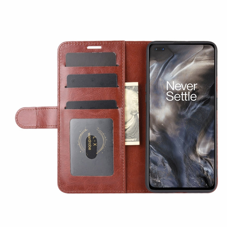 For OnePlus Nord R64 Texture Single Horizontal Flip Protective Case with Holder & Card Slots & Wallet& Photo Frame