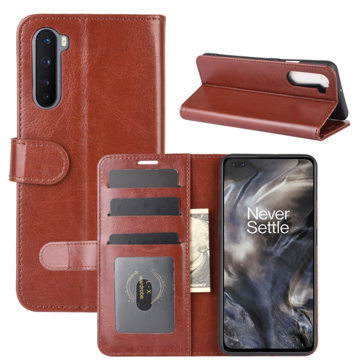 For OnePlus Nord R64 Texture Single Horizontal Flip Protective Case with Holder & Card Slots & Wallet& Photo Frame