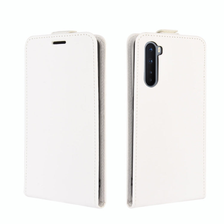For OnePlus Nord  R64 Texture Single Vertical Flip Leather Protective Case with Card Slots & Photo Frame
