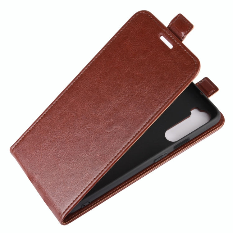 For OnePlus Nord  R64 Texture Single Vertical Flip Leather Protective Case with Card Slots & Photo Frame