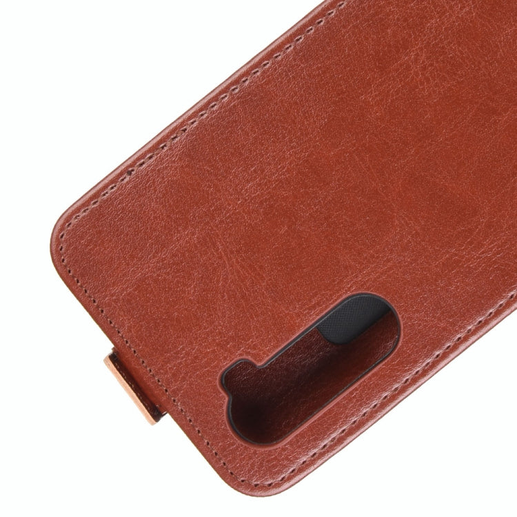 For OnePlus Nord  R64 Texture Single Vertical Flip Leather Protective Case with Card Slots & Photo Frame