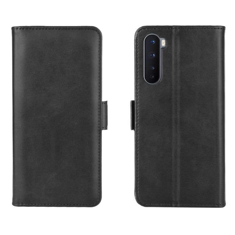 For OnePlus Nord Dual-side Magnetic Buckle Horizontal Flip Leather Case with Holder & Card Slots & Wallet