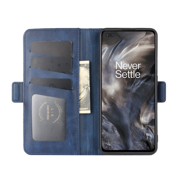 For OnePlus Nord Dual-side Magnetic Buckle Horizontal Flip Leather Case with Holder & Card Slots & Wallet