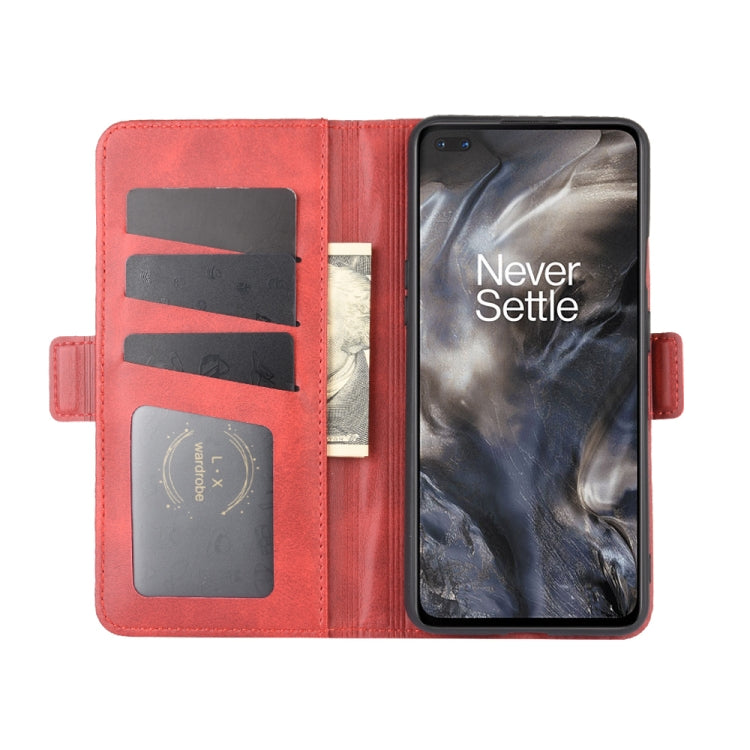 For OnePlus Nord Dual-side Magnetic Buckle Horizontal Flip Leather Case with Holder & Card Slots & Wallet