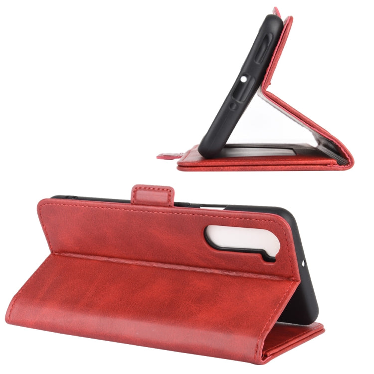 For OnePlus Nord Dual-side Magnetic Buckle Horizontal Flip Leather Case with Holder & Card Slots & Wallet