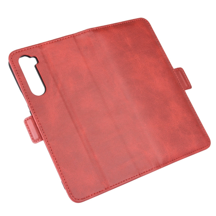 For OnePlus Nord Dual-side Magnetic Buckle Horizontal Flip Leather Case with Holder & Card Slots & Wallet