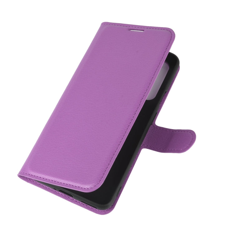 For OnePlus Nord Litchi Texture Horizontal Flip Protective Case with Holder & Card Slots & Wallet
