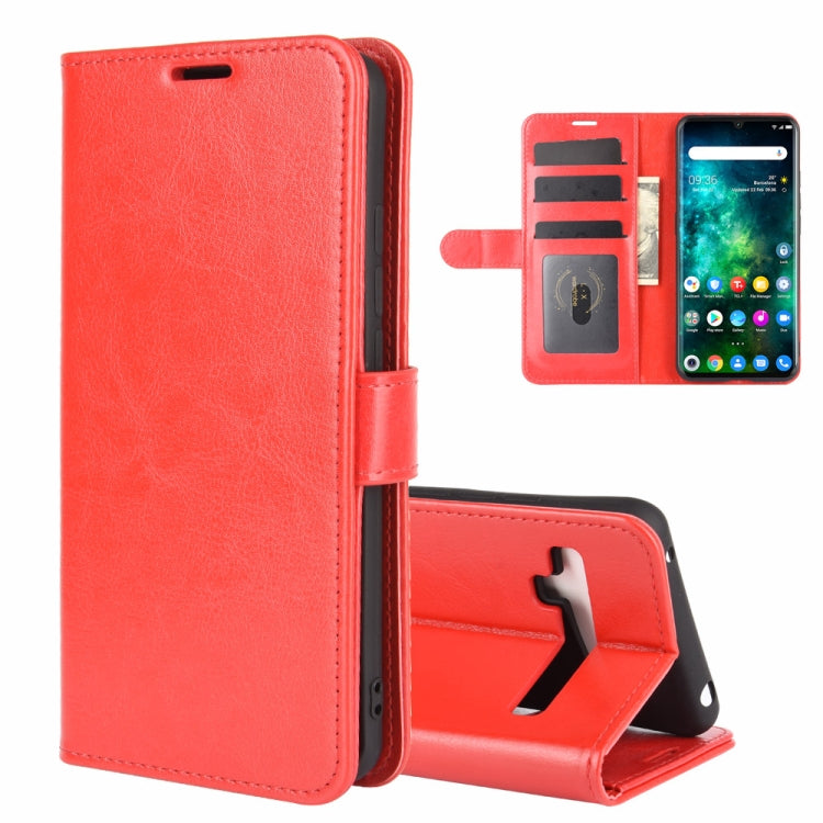 For TCL 10 Pro R64 Texture Single Horizontal Flip Protective Case with Holder & Card Slots & Wallet& Photo Frame