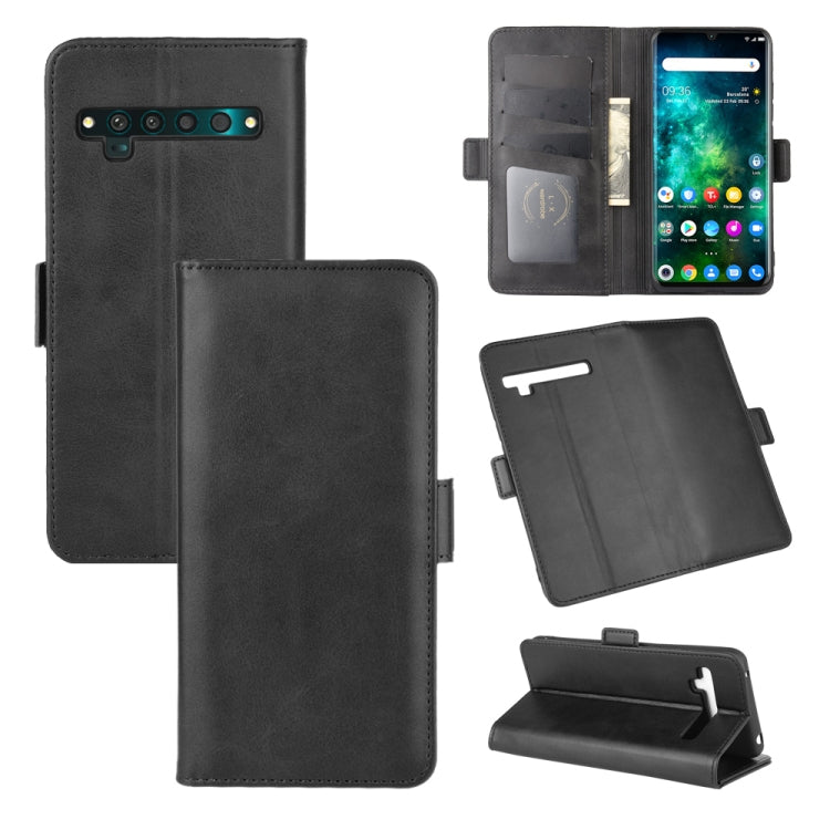 For TCL 10 Pro Dual-side Magnetic Buckle Horizontal Flip Leather Case with Holder & Card Slots & Wallet