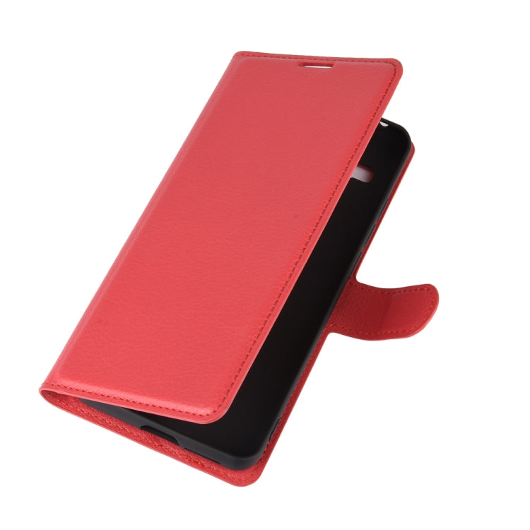 For TCL 10 Pro Litchi Texture Horizontal Flip Protective Case with Holder & Card Slots & Wallet