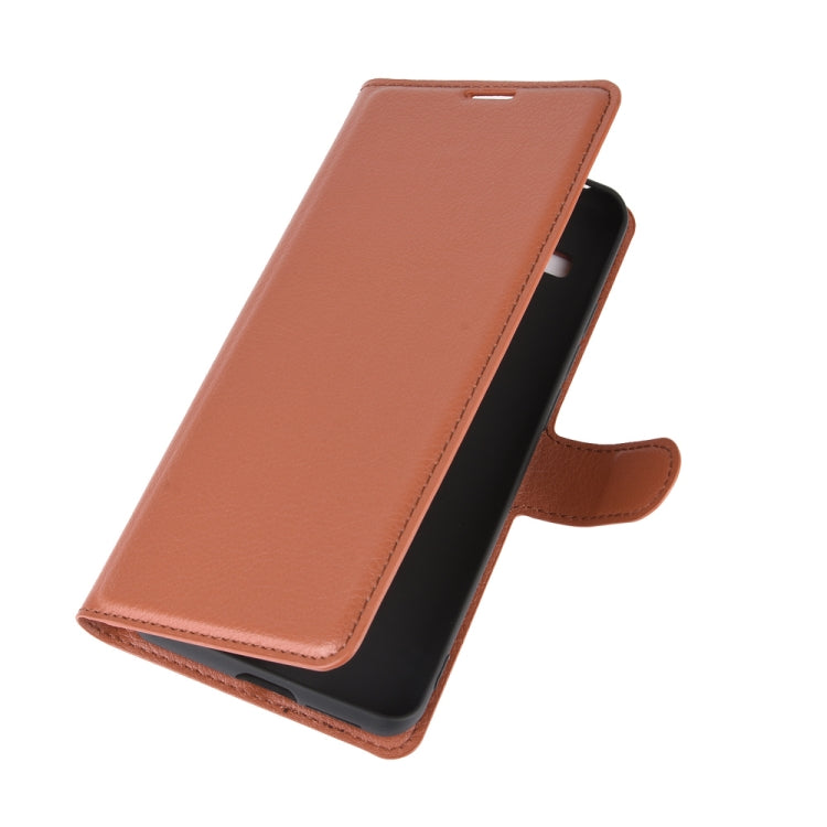 For TCL 10 Pro Litchi Texture Horizontal Flip Protective Case with Holder & Card Slots & Wallet