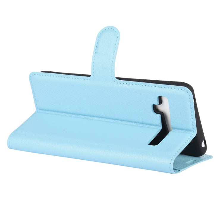 For TCL 10 Pro Litchi Texture Horizontal Flip Protective Case with Holder & Card Slots & Wallet