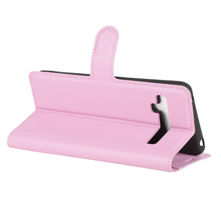 For TCL 10 Pro Litchi Texture Horizontal Flip Protective Case with Holder & Card Slots & Wallet