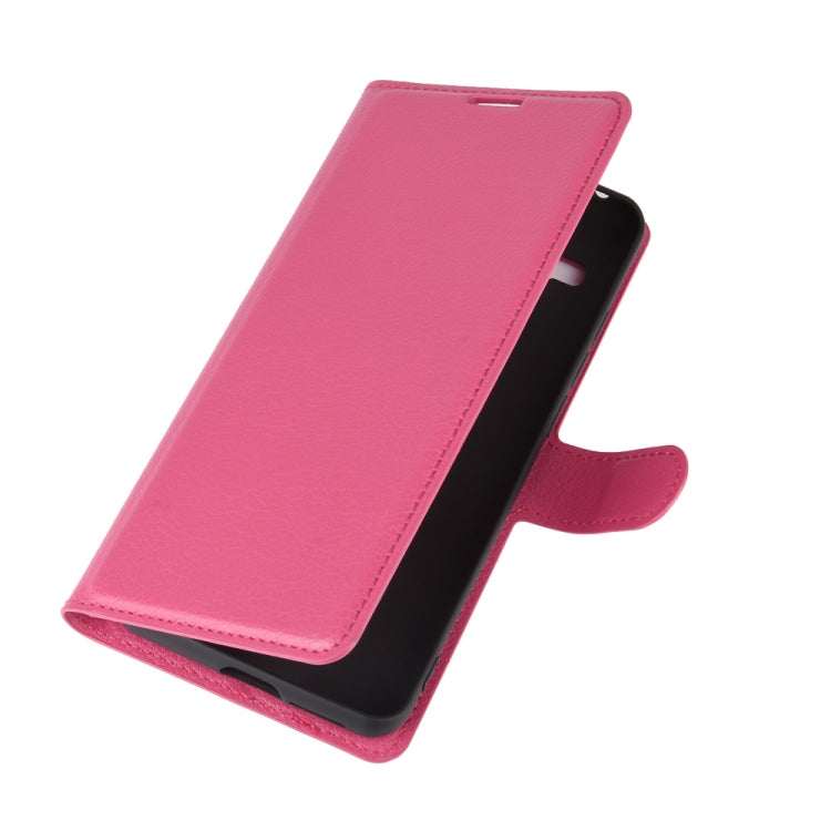 For TCL 10 Pro Litchi Texture Horizontal Flip Protective Case with Holder & Card Slots & Wallet