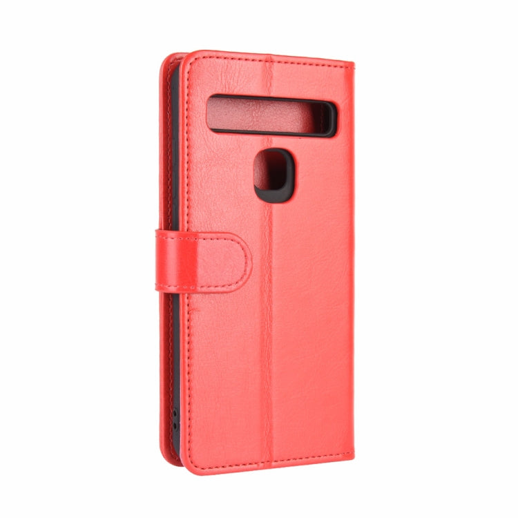 For TCL 10L R64 Texture Single Horizontal Flip Protective Case with Holder & Card Slots & Wallet& Photo Frame