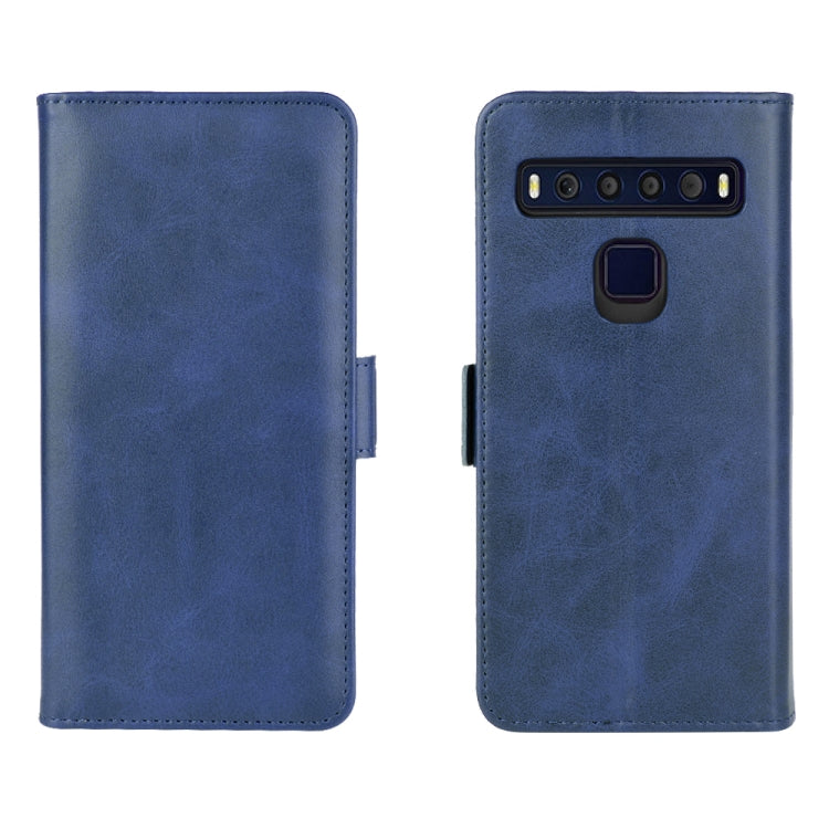 For TCL 10L Dual-side Magnetic Buckle Horizontal Flip Leather Case with Holder & Card Slots & Wallet