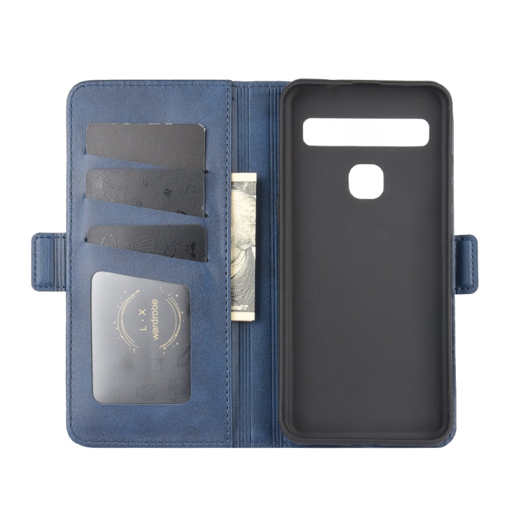 For TCL 10L Dual-side Magnetic Buckle Horizontal Flip Leather Case with Holder & Card Slots & Wallet