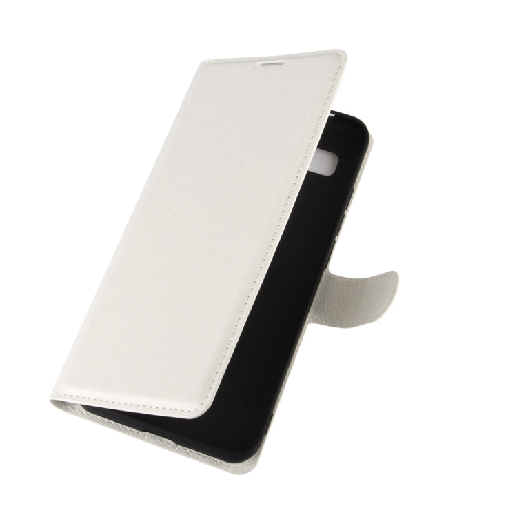 For TCL 10L Litchi Texture Horizontal Flip Protective Case with Holder & Card Slots & Wallet