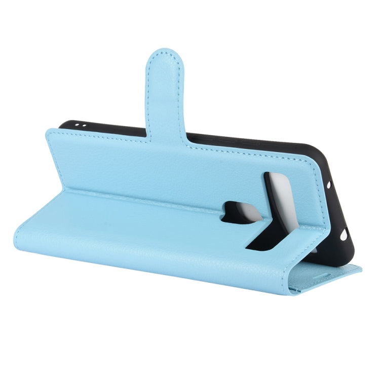 For TCL 10L Litchi Texture Horizontal Flip Protective Case with Holder & Card Slots & Wallet