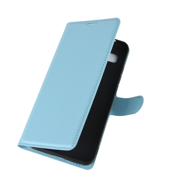 For TCL 10L Litchi Texture Horizontal Flip Protective Case with Holder & Card Slots & Wallet