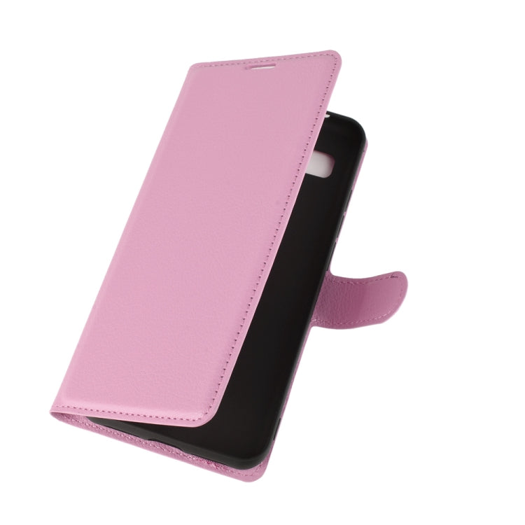 For TCL 10L Litchi Texture Horizontal Flip Protective Case with Holder & Card Slots & Wallet