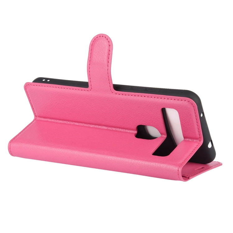 For TCL 10L Litchi Texture Horizontal Flip Protective Case with Holder & Card Slots & Wallet