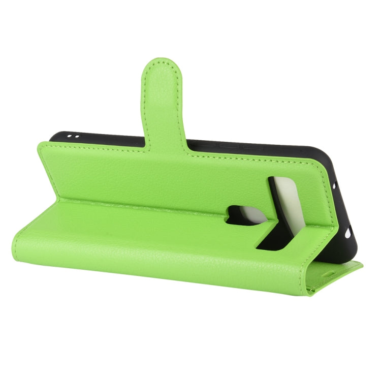 For TCL 10L Litchi Texture Horizontal Flip Protective Case with Holder & Card Slots & Wallet