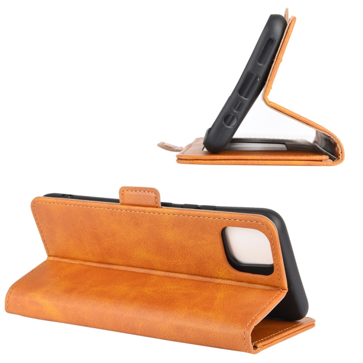 For OPPO Realme C11 Dual-side Magnetic Buckle Horizontal Flip Leather Case with Holder & Card Slots & Wallet