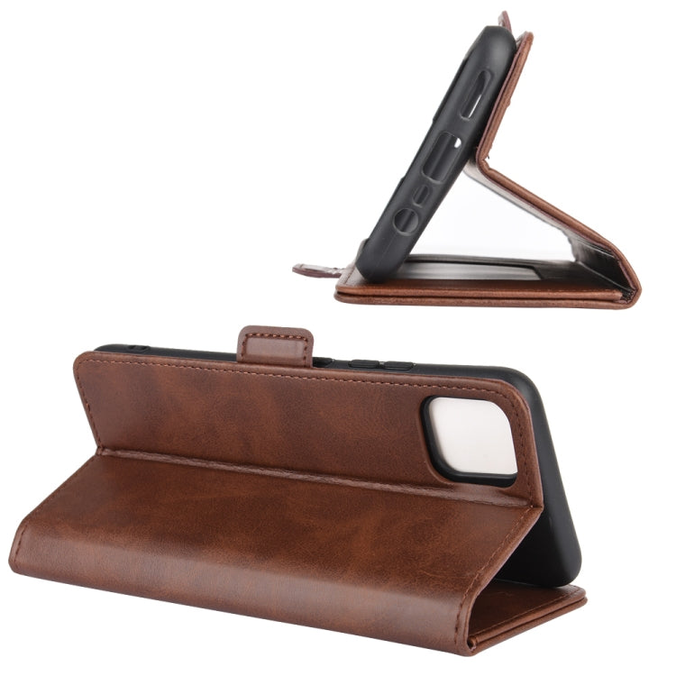 For OPPO Realme C11 Dual-side Magnetic Buckle Horizontal Flip Leather Case with Holder & Card Slots & Wallet