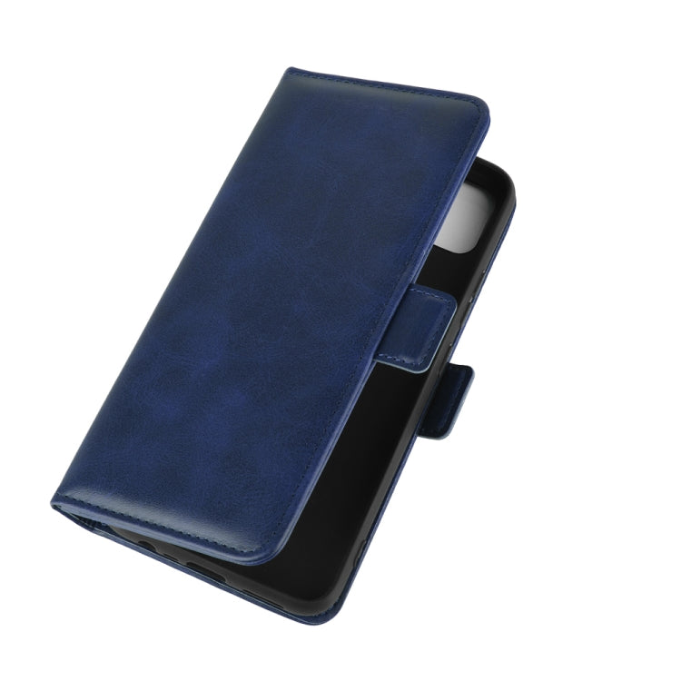 For OPPO Realme C11 Dual-side Magnetic Buckle Horizontal Flip Leather Case with Holder & Card Slots & Wallet
