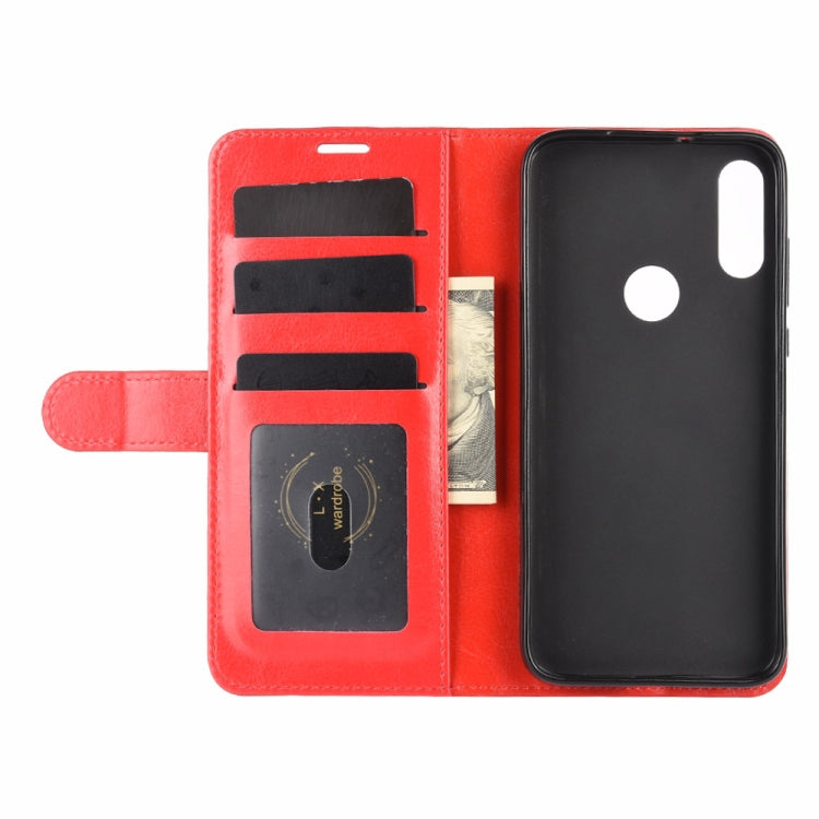 For Motorola Moto E 2020 R64 Texture Single Horizontal Flip Protective Case with Holder & Card Slots & Wallet& Photo Frame