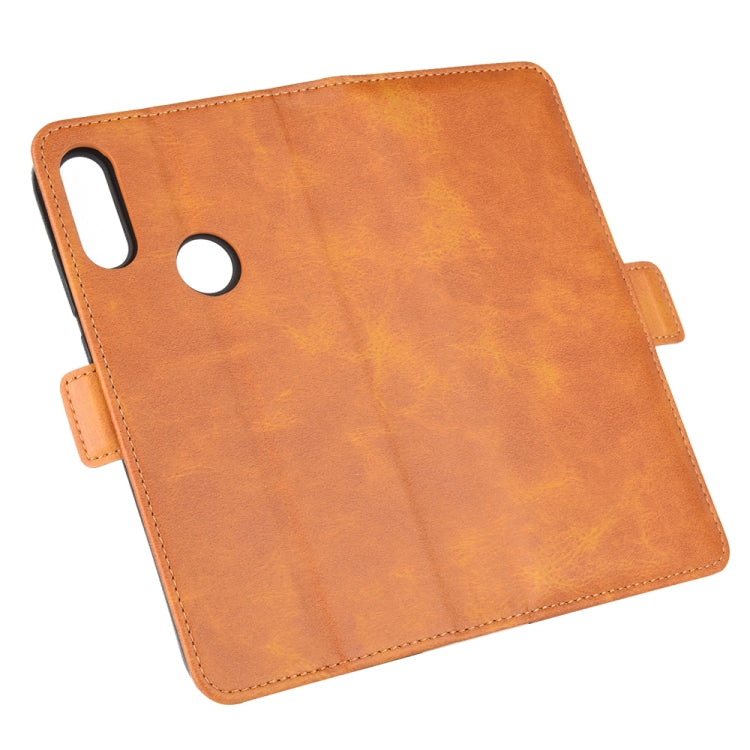 For Motorola Moto E 2020 Dual-side Magnetic Buckle Horizontal Flip Leather Case with Holder & Card Slots & Wallet