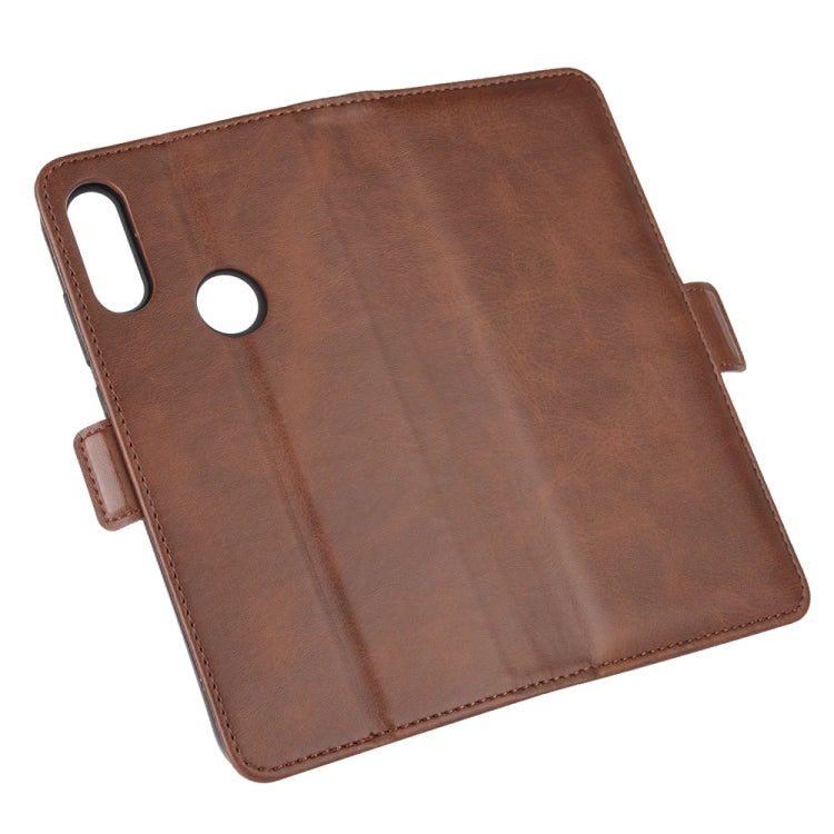 For Motorola Moto E 2020 Dual-side Magnetic Buckle Horizontal Flip Leather Case with Holder & Card Slots & Wallet