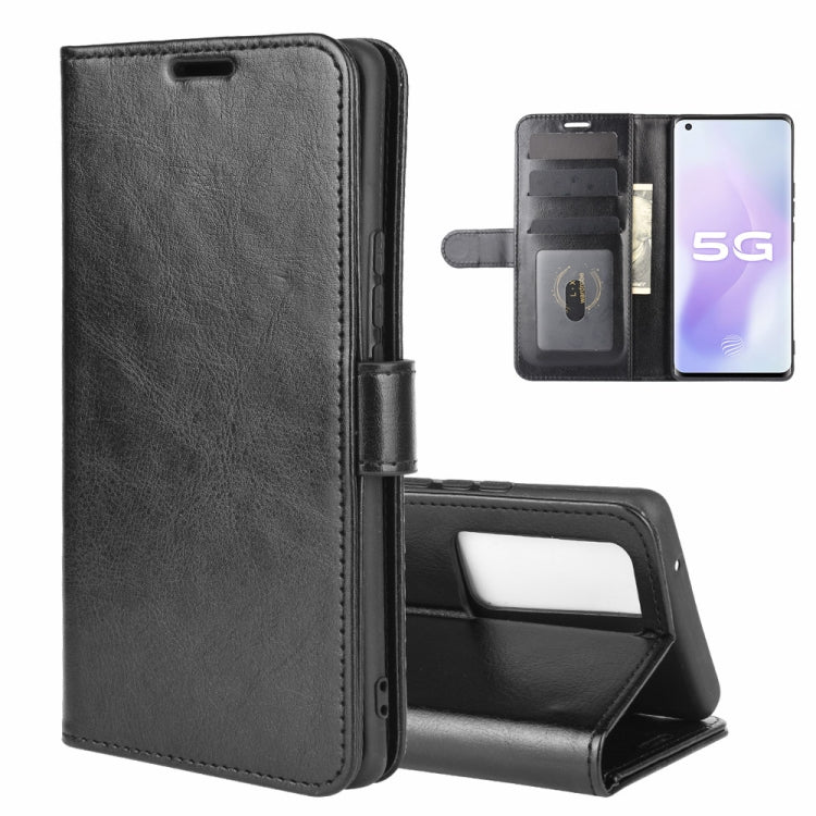 For Vivo X50 Pro+ R64 Texture Single Horizontal Flip Protective Case with Holder & Card Slots & Wallet& Photo Frame