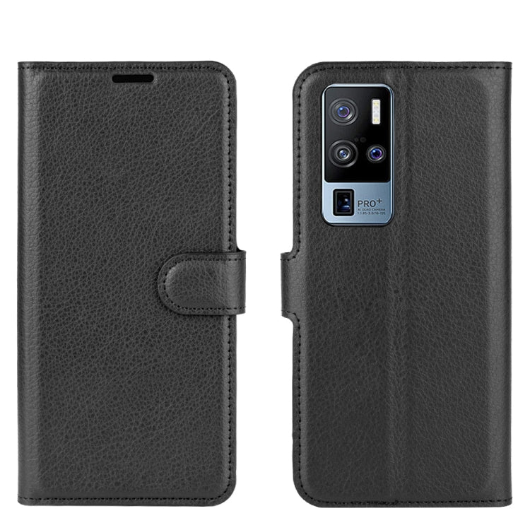 For Vivo X50 Pro+ Litchi Texture Horizontal Flip Protective Case with Holder & Card Slots & Wallet