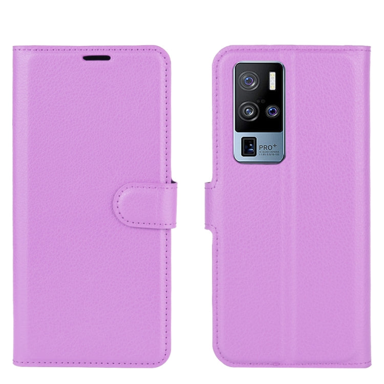 For Vivo X50 Pro+ Litchi Texture Horizontal Flip Protective Case with Holder & Card Slots & Wallet