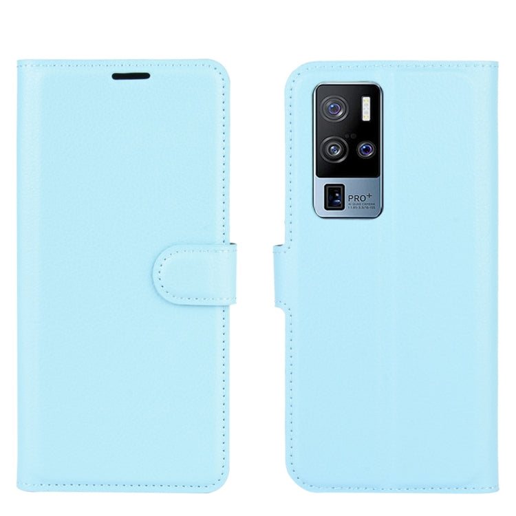For Vivo X50 Pro+ Litchi Texture Horizontal Flip Protective Case with Holder & Card Slots & Wallet