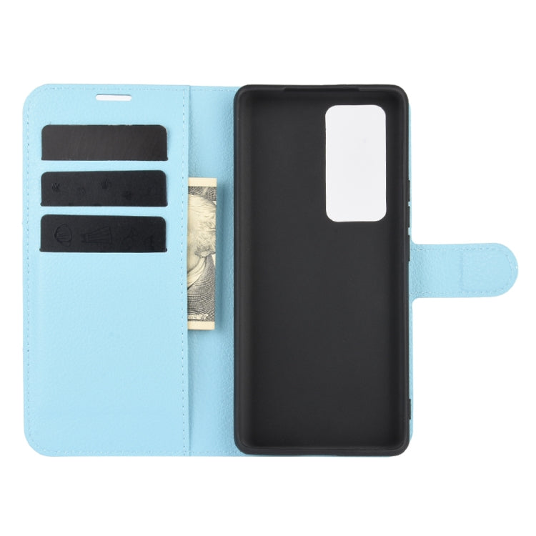 For Vivo X50 Pro+ Litchi Texture Horizontal Flip Protective Case with Holder & Card Slots & Wallet