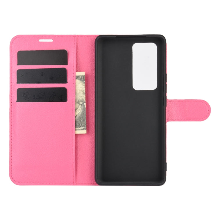 For Vivo X50 Pro+ Litchi Texture Horizontal Flip Protective Case with Holder & Card Slots & Wallet